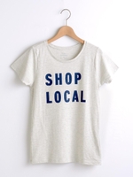 Publik:SHOP LOCAL TEE/ホワイト