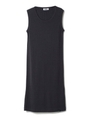 RIB LONG DRESS/ホワイト