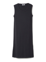 RIB LONG DRESS/ホワイト