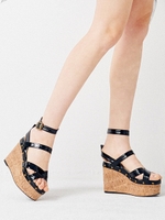 エナメルサンダル/WHT