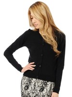 クルーネックシンプルカーデ/BLUE