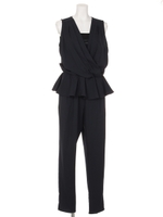 バックレースカシュクールオールインワン/ローズグレー(G)