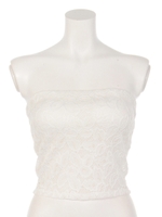 レースインナーベアTOP/WHT