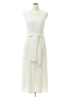 レーヨンオールインワン/ホワイト