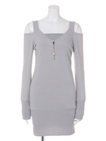 オープンショルダー2WAYワンピ/ホワイト