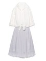 シャツコンビチュールワンピース/WHT