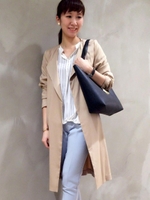 テンセルラップコート/カーキグリーン