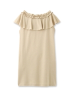 フリルポンチワンピース/オリーブグリーン(026)