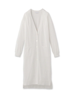 ロングカーディガン/ホワイト(001)