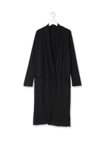 ロングスリットカーディガン/ブラック(019)