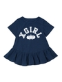 S/S TUNIC COLLEGE STAR LOGO（12M〜3T）/WHITE