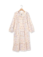 narue(ナルエー) ニットガーゼ 月ネコ ワンピナイティ/パープル系(180)