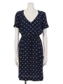 【NICE THINGS】DOT PRINT DRESS/BLUE DK