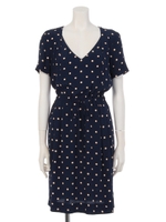【NICE THINGS】DOT PRINT DRESS/BLUE DK