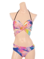 【nuckle market】タイダイツイストブラ/ブルー