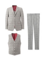 ヒールドスーパーファインウールスーツ/ブラック(219)