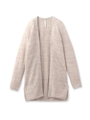 リネンニットカーディガン/ベージュ(052)