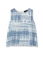 [L]エスパースチェックシャツ/ブルー(192)