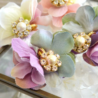 hydrangeaリバーシブルイヤリング