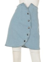 【COURTSHOP】IK404PSD/TONYA SKIRT/BLUE MID