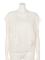 【anap mimpi】フリルブラウス/BEG