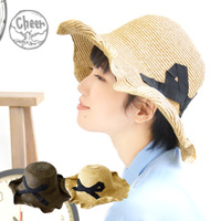 アンダリリボンフリルハット