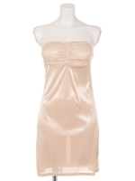 カットレースキャミワンピース/ブラック