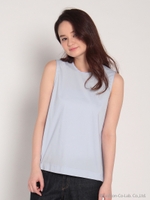 バックコクーンブラウス/ライトブルー