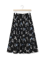 フラワープリーツスカート/オフホワイト(003)