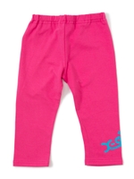 BASIC HALF LEGGINGS LOGO/PINK