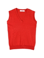 ハイゲージニットベスト/ホワイト(030)