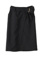 ラップタイトスカート/ブラウン