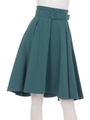 アシメフレアスカート/グリーン