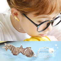 オーシャンモチーフイヤークリップ