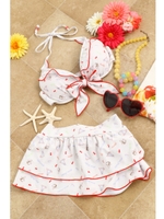 ピクニックラビット水着/ピンク