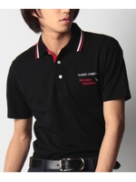 鹿の子バックデザインポロシャツ/ホワイト(001)