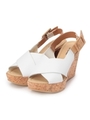 Daria ウェッジソールサンダル/ホワイト系(511)