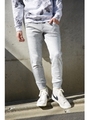 【AZUL by moussy】脇リブ切替ウラケパンツ/T.GRY