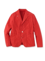 コーティングツイルリネンワークブルゾン/ブルー系(094)