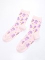 TEDDY ICE CREAM SOCKS/IVORY