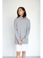 【AZUL by moussy】シャツレイヤード裏毛長袖ワンピース/KHA