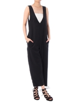 【AZUL ENCANTO】テンセルツイルロンパース2/BLK
