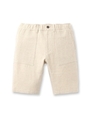 コットンリネンショートパンツ/イエロー(032)