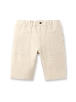 コットンリネンショートパンツ/イエロー(032)