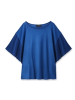 ボリューム袖プルオーバー/ブルー(092)