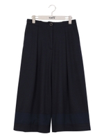 ラインシースルーワイドパンツ/グレー