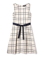 ウィンドペンチェックワンピース/ブラック(010)
