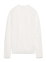 Vネックプルオーバー/WHT