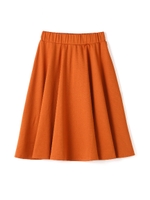 ポンチセットアップ　フレアスカート/オレンジ(150)