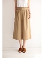 【AZUL by moussy】ベルト付きワイドパンツ/BEG